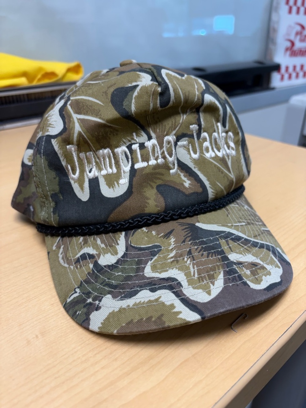 Jumping Jacks Camouflage Baseball Cap in Olive, Brown, Black
